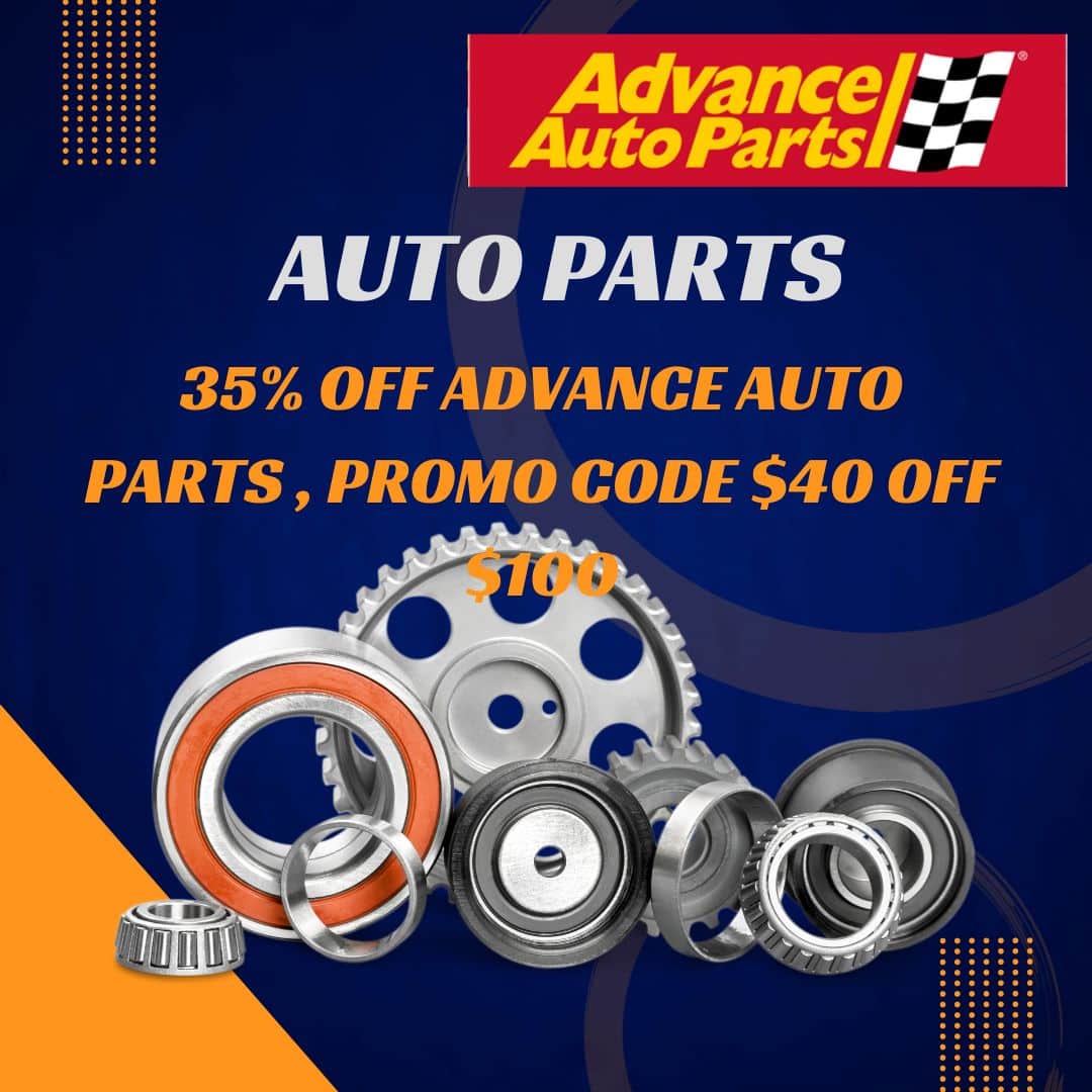 banner 35% off Advance Auto Parts Promo Code $40 Off $100